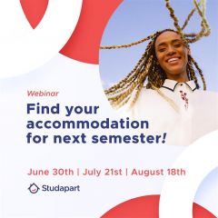 Webinar with Studapart: Find your accommodation for fall!