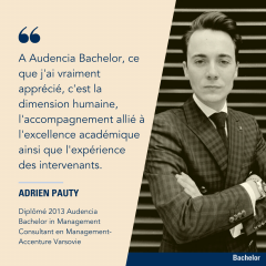 Échange avec Adrien, diplômé Audencia Bachelor 2013
