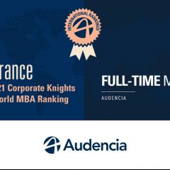 2021 Corporate Knights Better World MBA Ranking: Audencia ranked first in France and 32nd worldwide