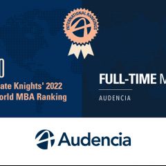 Classement Better World MBA :  Audencia 2e meilleur programme français, et 37e au monde
