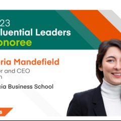 Victoria Mandefield, alumni Audencia, désignée leader d’influence par AACSB en 2023