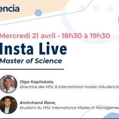Instagram Live / Programmes MSc & International Master
