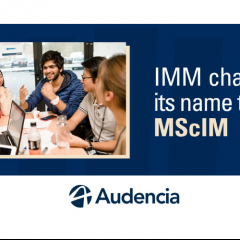 IMM CHANGES ITS NAME TO MSc IM