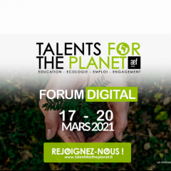 Forum virtuel - Talents for the Planet