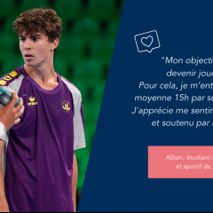 Alban, étudiant à Audencia Bachelor et handballeur de haut niveau